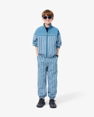 Tuta sportiva unisex con stampa monogramma