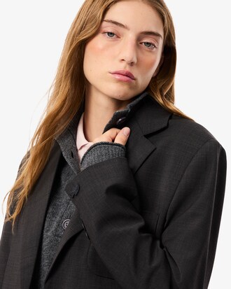 Blazer in misto lana