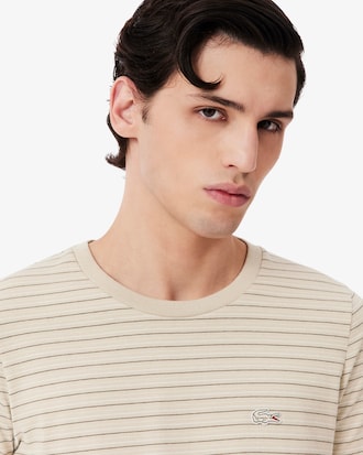 T-shirt in jersey a righe Runway