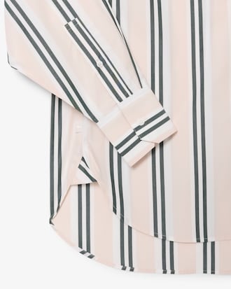 Camicia oversize in popeline di cotone