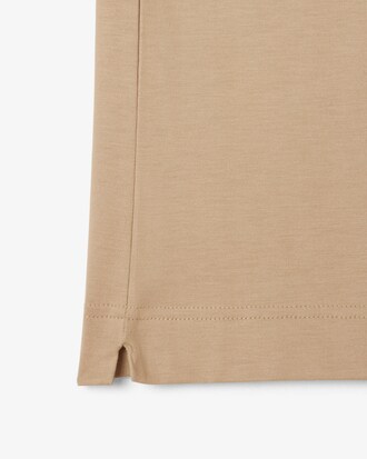 Polo Paris classic fit ricamata con collo aperto
