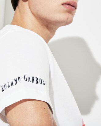 T-shirt da uomo con stampa colorata Lacoste SPORT French Open