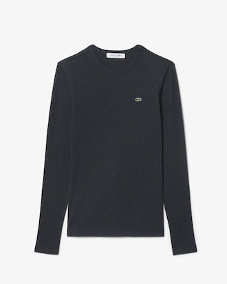 T-shirt in cotone a costine slim fit