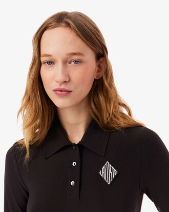 Polo slim fit ricamata