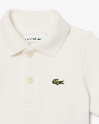 Completo polo da neonato in Petit Piqu&eacute;