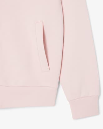Felpa con cappuccio in pile con zip