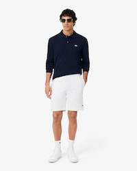 Shorts in tessuto felpato regular fit