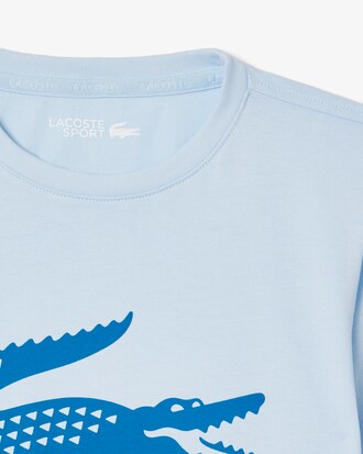T-shirt da tennis oversize in cotone tecnico