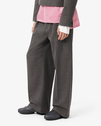 Pantaloni sartoriali straight cut Lacoste x Wang Yibo