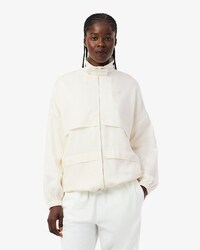 Giacca della tuta oversize in misto lino