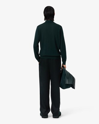 Pantaloni sartoriali regular fit in raso Runway