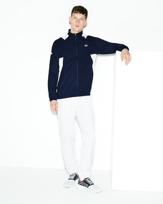 Tuta da tennis da uomo con inserto color block Lacoste SPORT