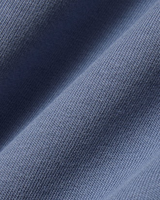 Felpa loungewear in tessuto felpato con colletto a polo