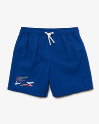 Pantaloncini da bagno Bambino in tela con coccodrillo oversize