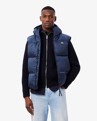 Gilet imbottito e impermeabile corto
