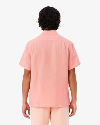 Camicia di lino a maniche corte
