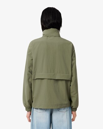 Giacca a vento in nylon tecnico idrorepellente