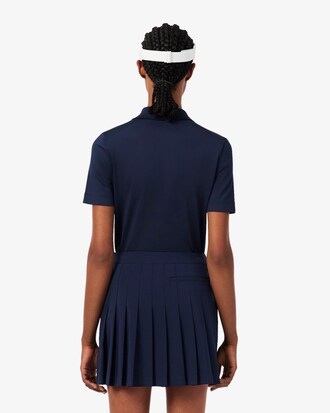 Polo da golf slim fit elasticizzata UV Protect