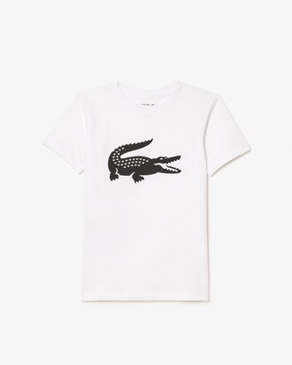 T-shirt da tennis oversize in cotone tecnico