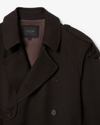 Trench in lana Runway