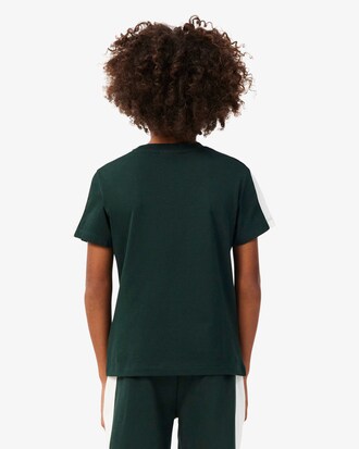 T-shirt in cotone colorblock