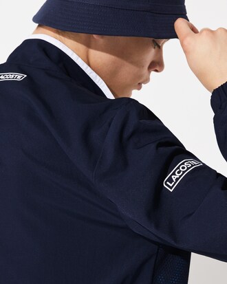 Tuta da tennis da uomo con fasce a contrasto e inserto a rete Lacoste SPORT