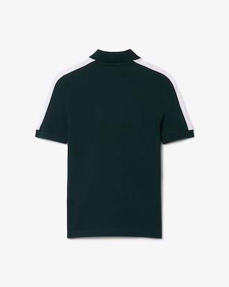 Polo in petit piqu&eacute; colorblock