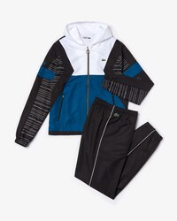 Tuta da tennis da uomo color block con cappuccio Lacoste SPORT