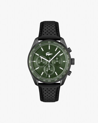 Orologio cronografo in pelle Boston