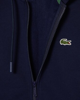 Felpa con cappuccio in pile con zip