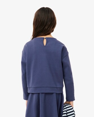 T-shirt a maniche lunghe in cotone con marchio