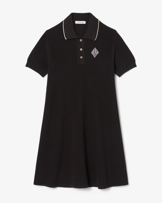 Abito polo in cotone con stemma