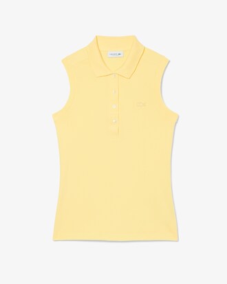 Polo slim fit senza maniche elasticizzata L.12.D