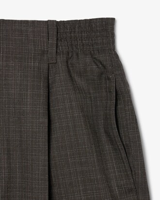 Pantaloni in lana sartoriali oversize Runway