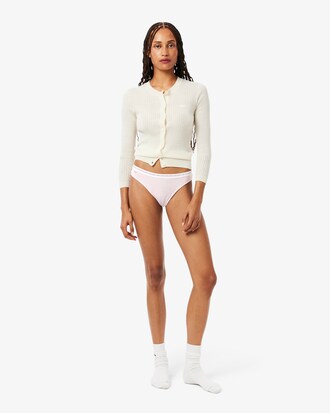 Confezione di 3 slip in cotone stretch