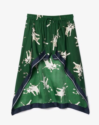 Shorts wide fit leggeri e stampati in seta