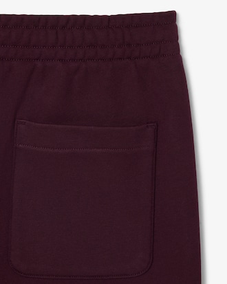 Shorts in tessuto felpato