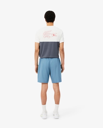 Shorts da tennis in taffet&agrave; a rombi leggero