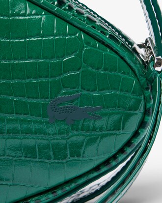 Borsa hobo a forma di racchetta in pelle Runway
