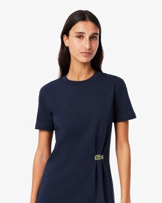 Abito t-shirt drappeggiato