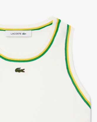 Top senza maniche in jersey di cotone