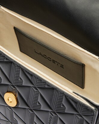 Borsa a spalla in pelle goffrata Maheki