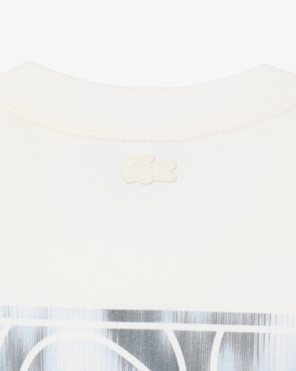 T-shirt in jersey con stampa tennis