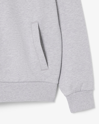 Felpa con cappuccio in pile con zip