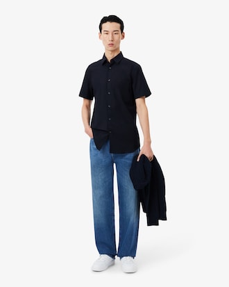 Jeans a 5 tasche dal taglio dritto