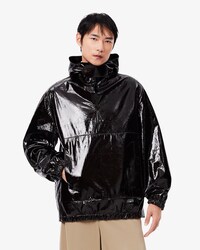 Giacca popover in pelle Lacoste x Wang Yibo