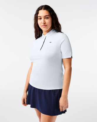 Polo da golf slim fit elasticizzata UV Protect