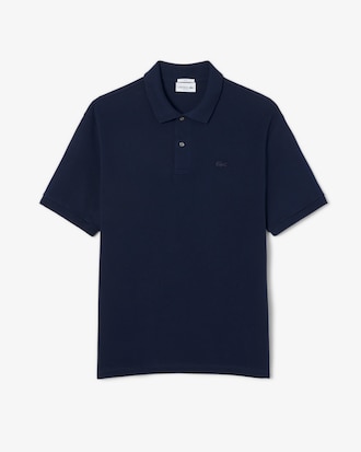 Polo in piqué pesante loose fit