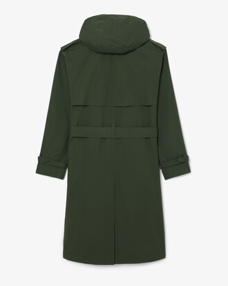 Trench antivento idrorepellente