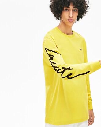 T-shirt unisex in cotone con logo stampato Lacoste LIVE